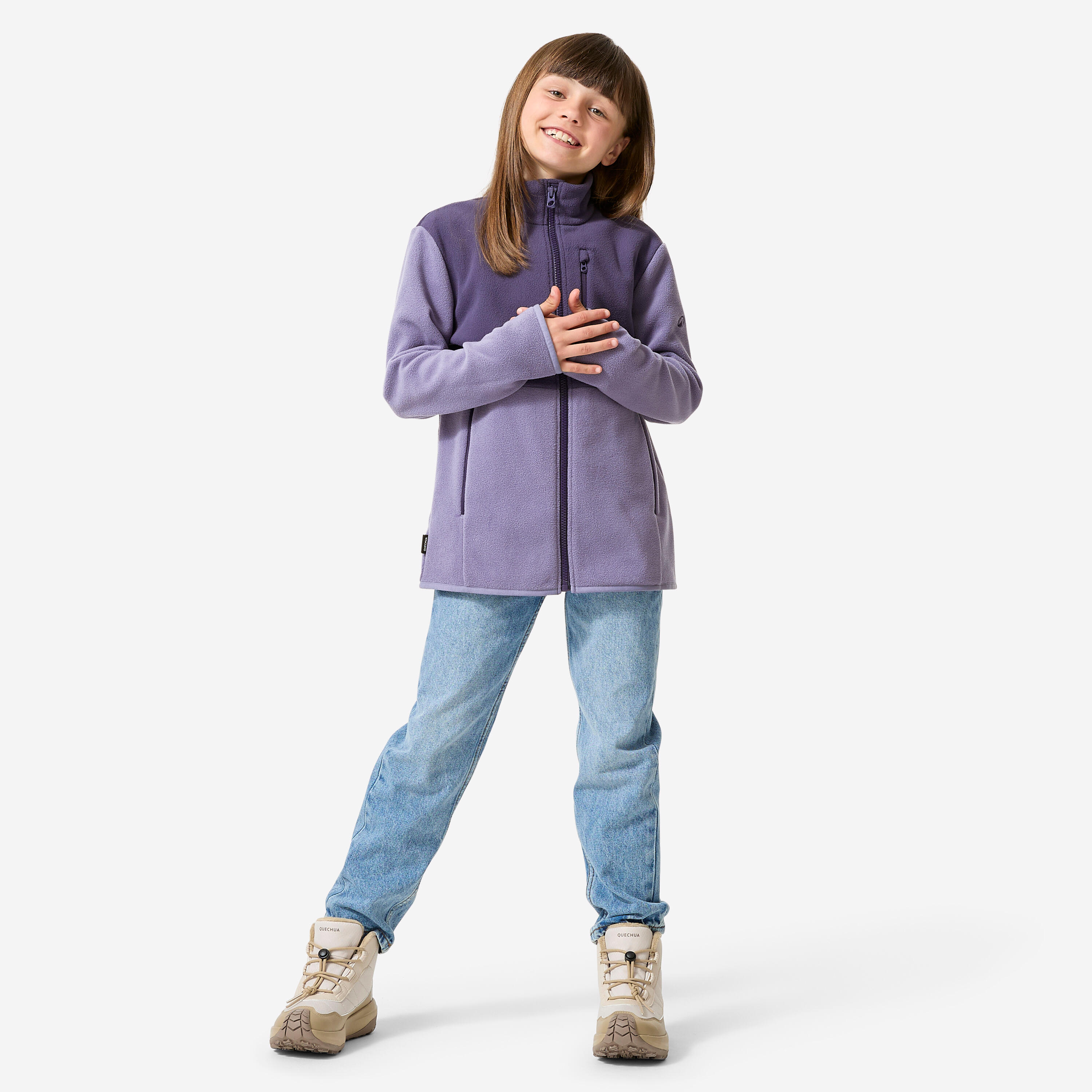 Veste en polaire enfant, MH 500 Âge 7-15 ans 2/5