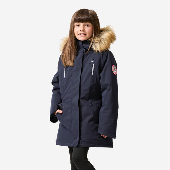 Parka hiver -17°C fille 7-15 ans, NH900 bleu