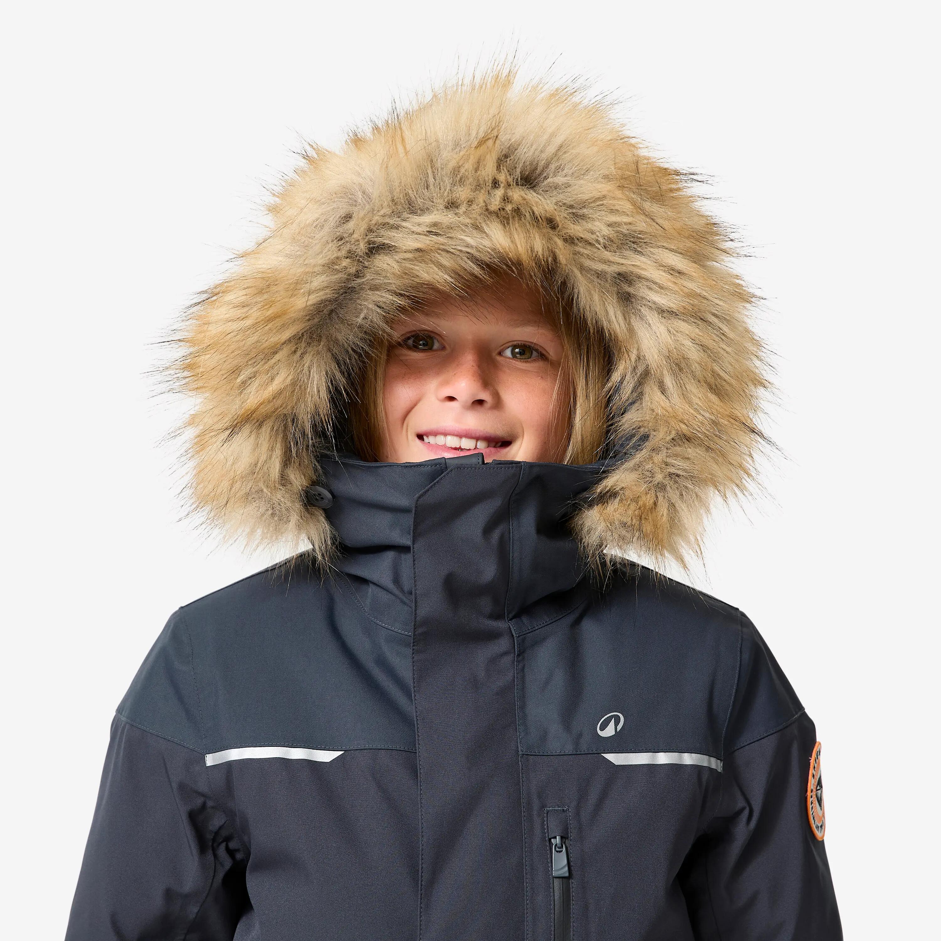 Kids’ Warm and Waterproof Winter Parka, NH 900 Age 7–15 5/14