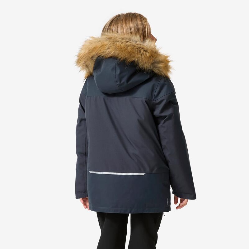Çocuk Outdoor Kışlık Mont/Kar Montu - 7/15 Yaş - Gri - NH900 -23 °C