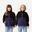 Polar sherpa fermoar scurt copii 7-15 ani, NH500 negru