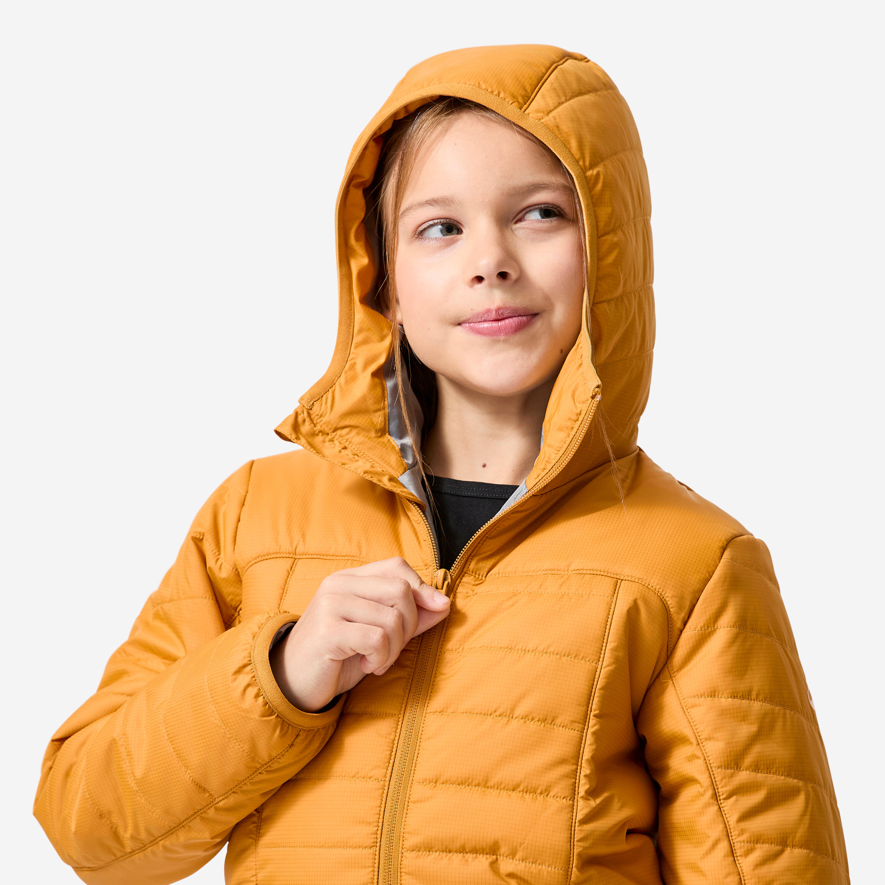Doudoune légère enfant 7-15 ans, MH100 jaune 6/6