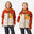 Jachetă fleece sherpa chaude copii 7-15 ani, NH 900 zip Bej-Maro