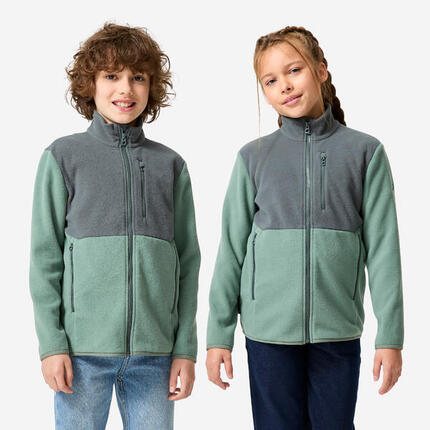 Veste polaire de randonnée enfant 7-15 ans, MH500 vert