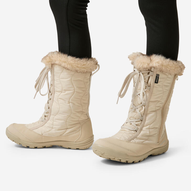 Çocuk Outdoor Kar Botu - Su Geçirmez - Bej - SH500