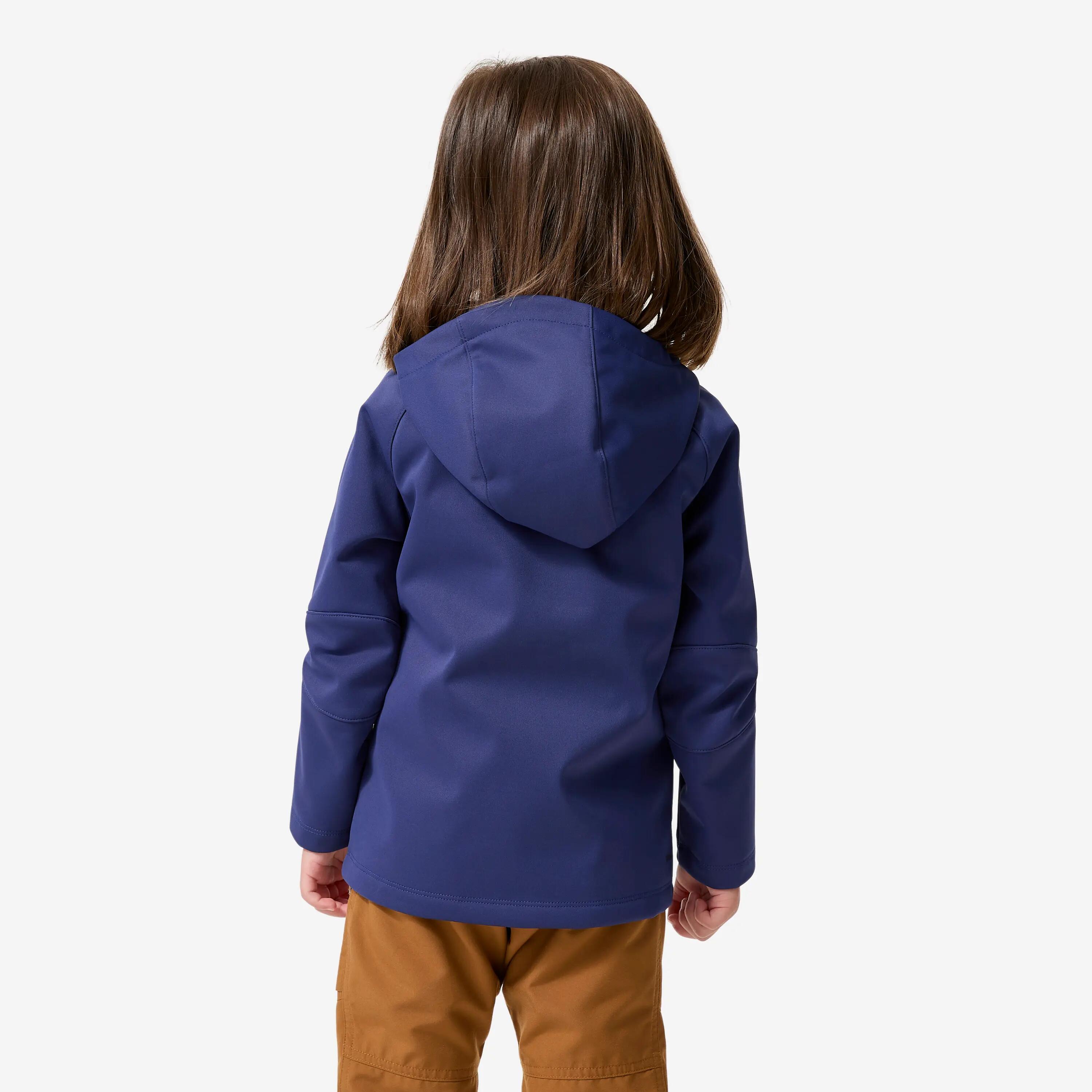 Veste softshell de randonnée enfant 2-6 ans, MH900 bleu 4/8