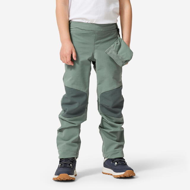 Dětské turistické softshellové kalhoty MH 900 (2–6 let)