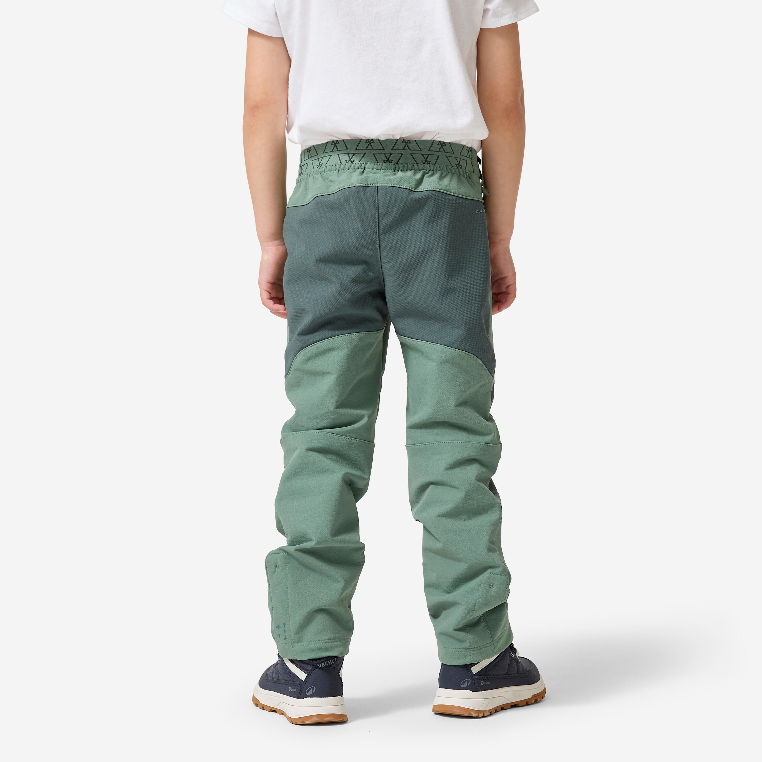 Pantalon softshell de randonnée enfant 2-6 ans, MH900 vert 4/13