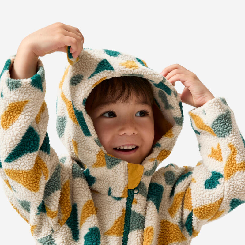 Çocuk Outdoor Polar - 2/6 Yaş - Grafik Desenli - NH500