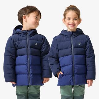 Kids Hiking Warm Puffer Jacket Navy 2-6 Years