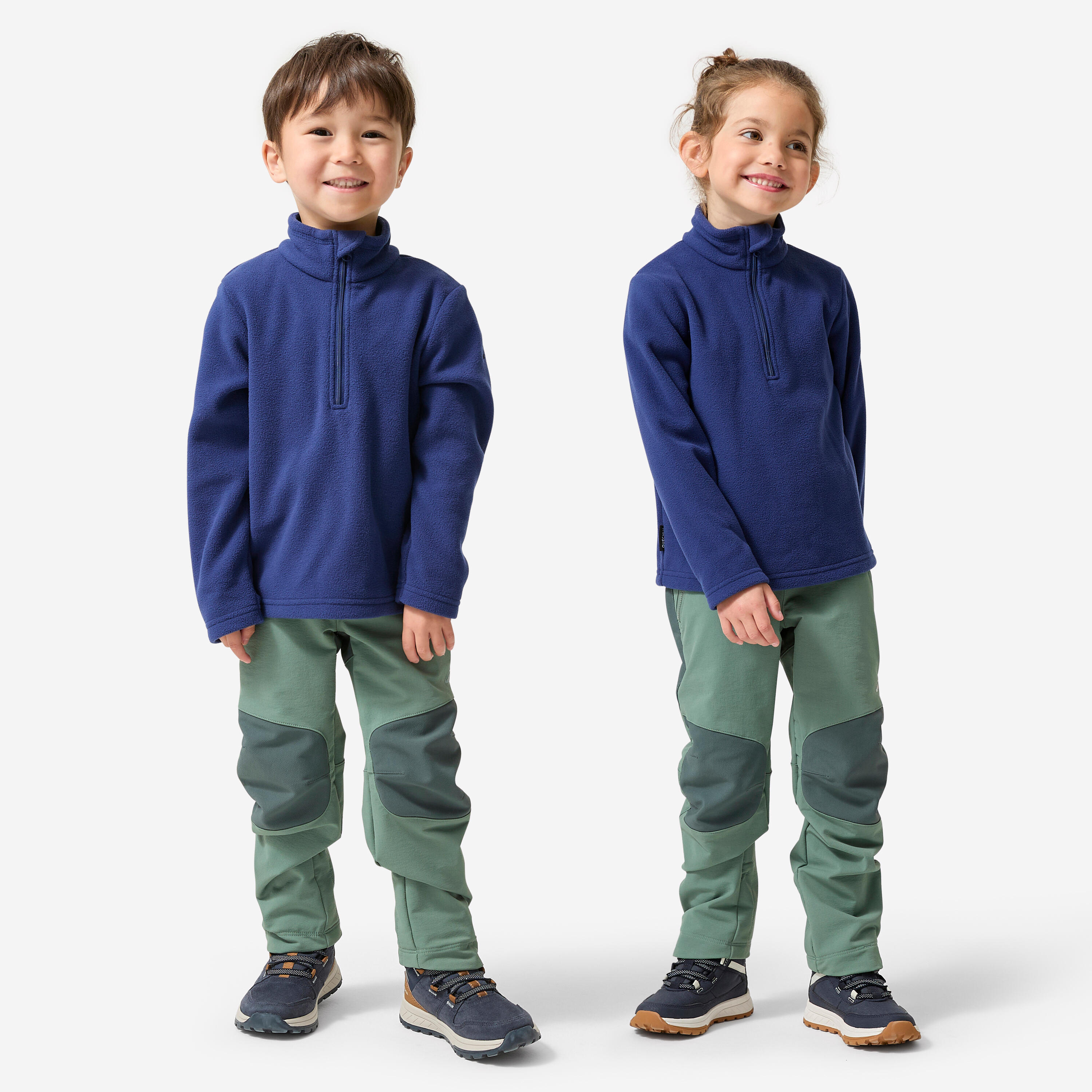 Pantalon softshell de randonnée enfant 2-6 ans, MH900 vert 2/13