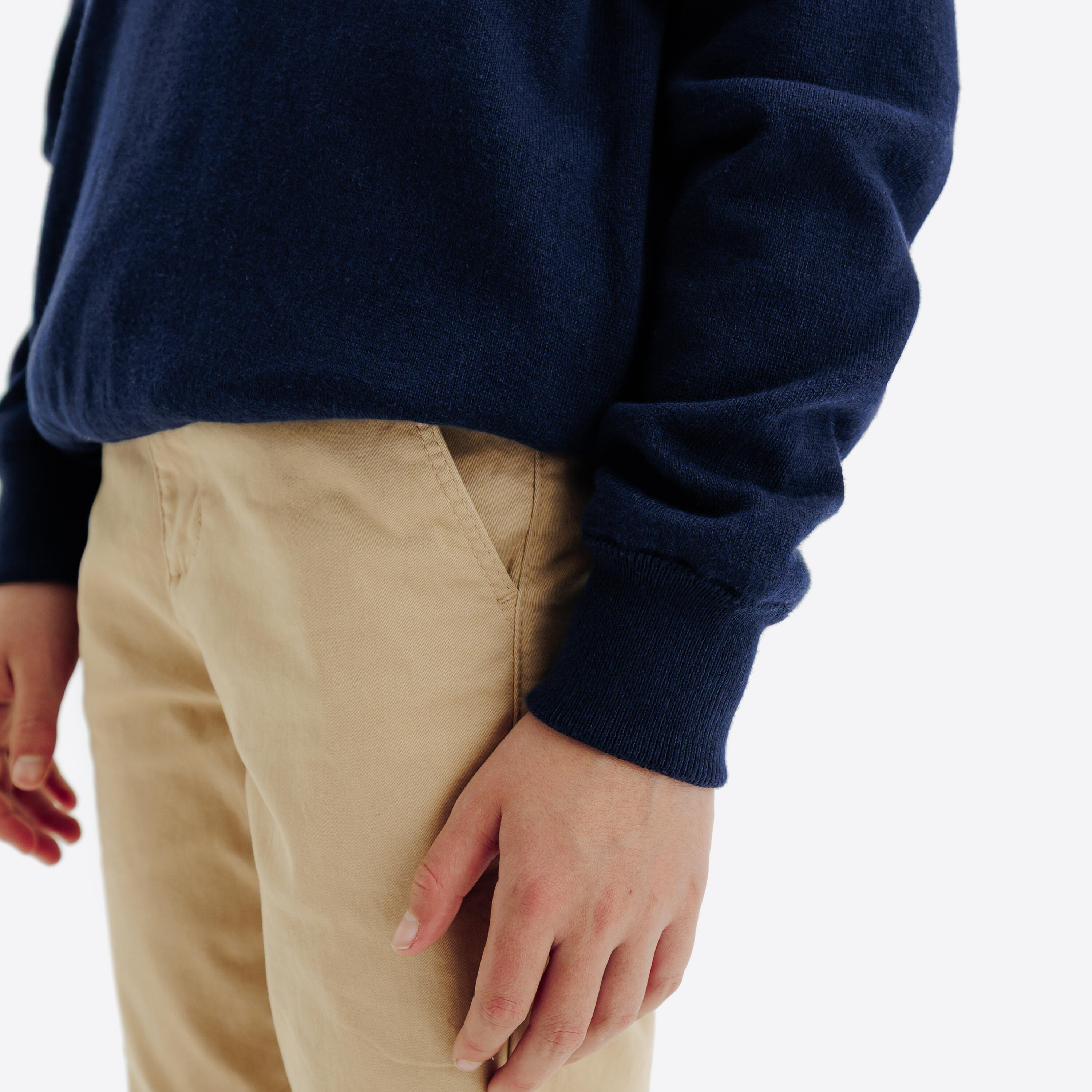 Winddichte golftrui voor kinderen MW500 marineblauw 5/5