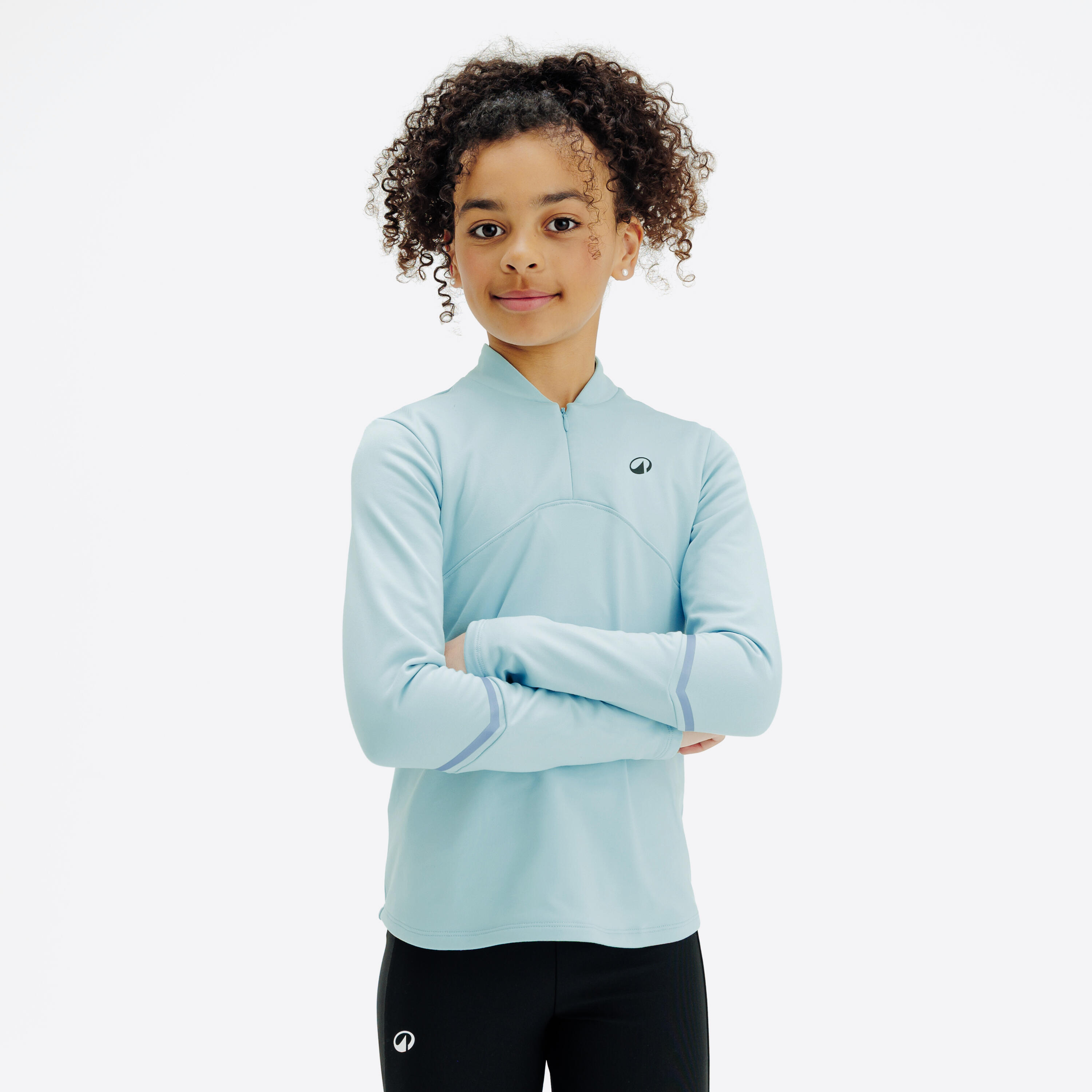 Thermisch tennisshirt meisjes groen Thermisch tennisshirt meisjes groen