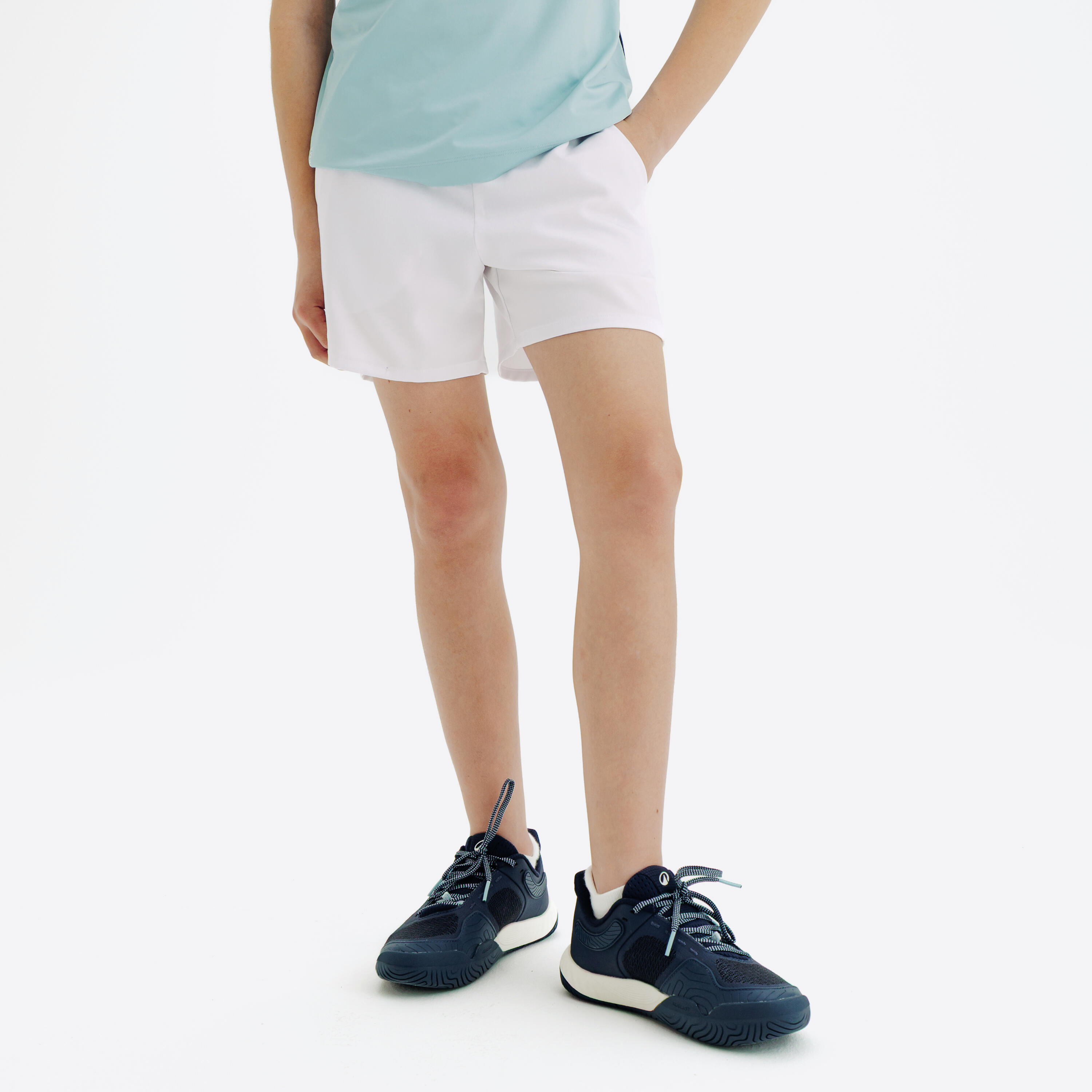Kids' Tennis Shorts Essential - White