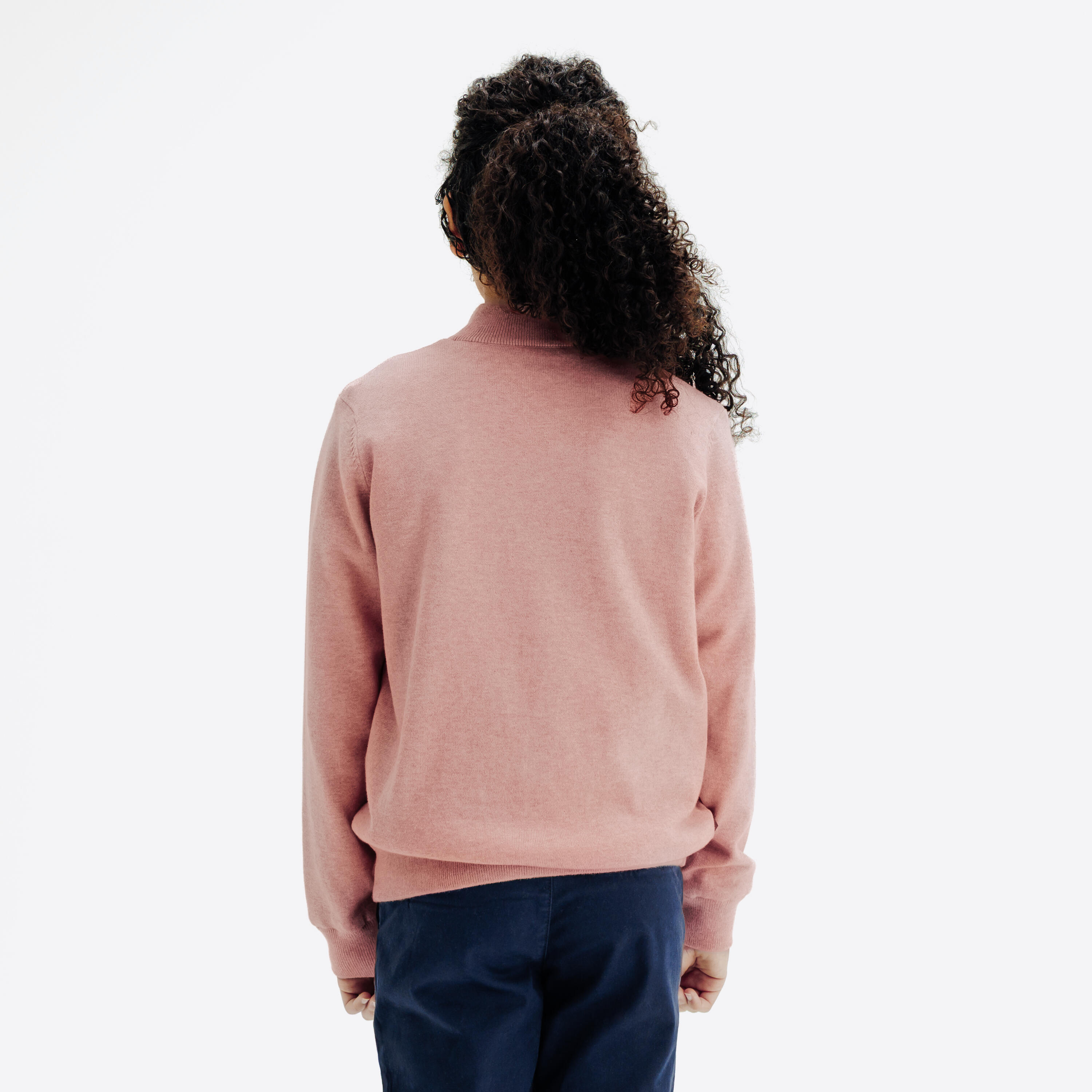 Winddichte golftrui voor kinderen MW500 roze 4/5