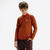 T-shirt tennis manches longues thermique enfant, TTS ML TH terracota
