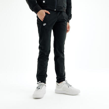 Pantalon de tennis garcon - tpa 500 noir