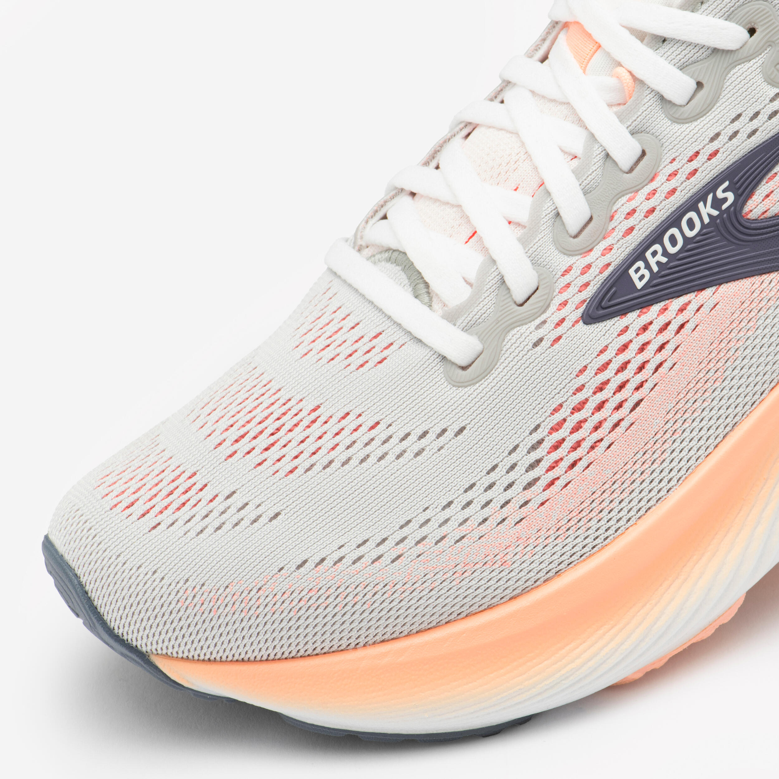Zapatillas de running mujer, Brooks Adrénaline 25 gris y rosa OI26 5/7