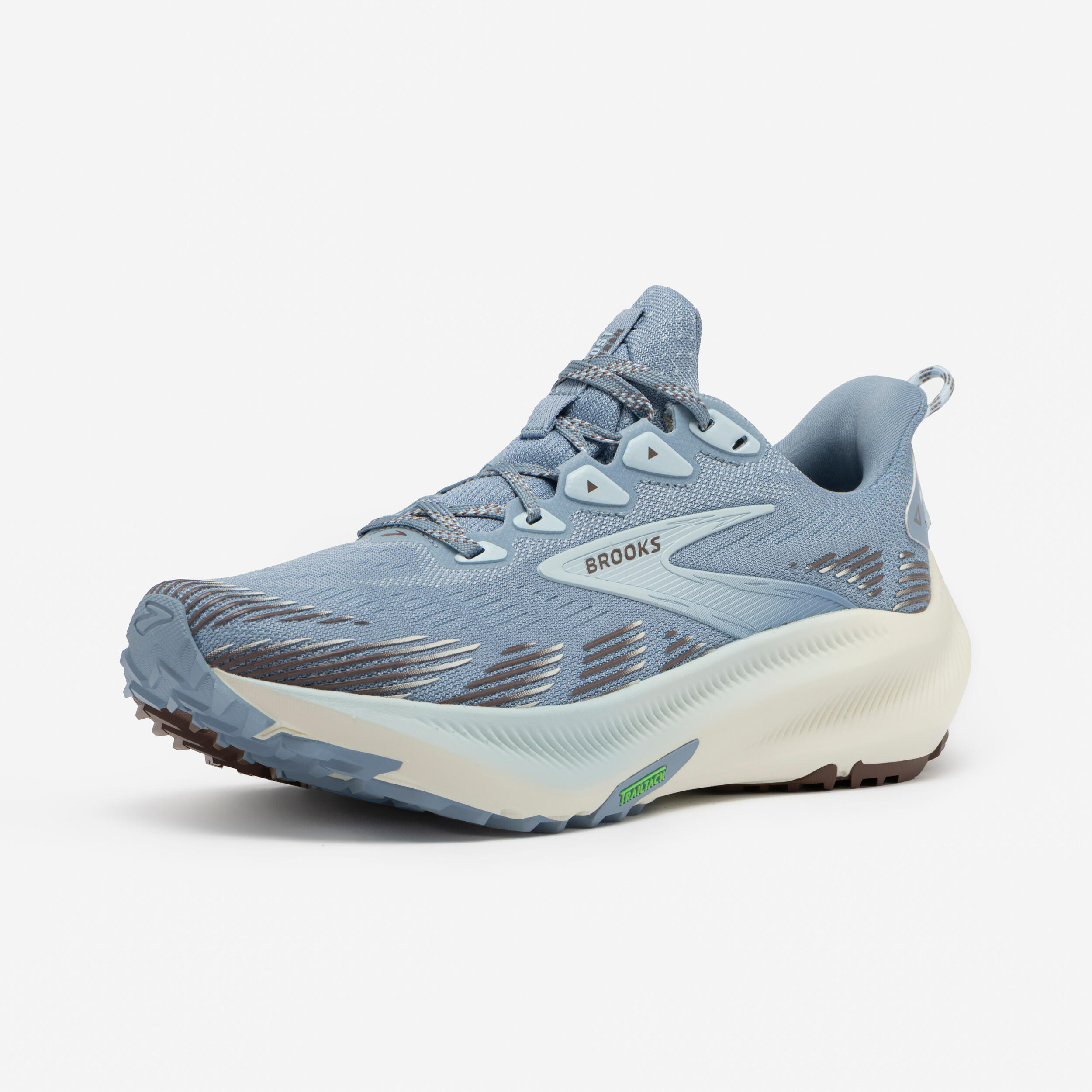 Chaussure de trail running femme, Brooks Ghost Trail bleu blanc 5/8