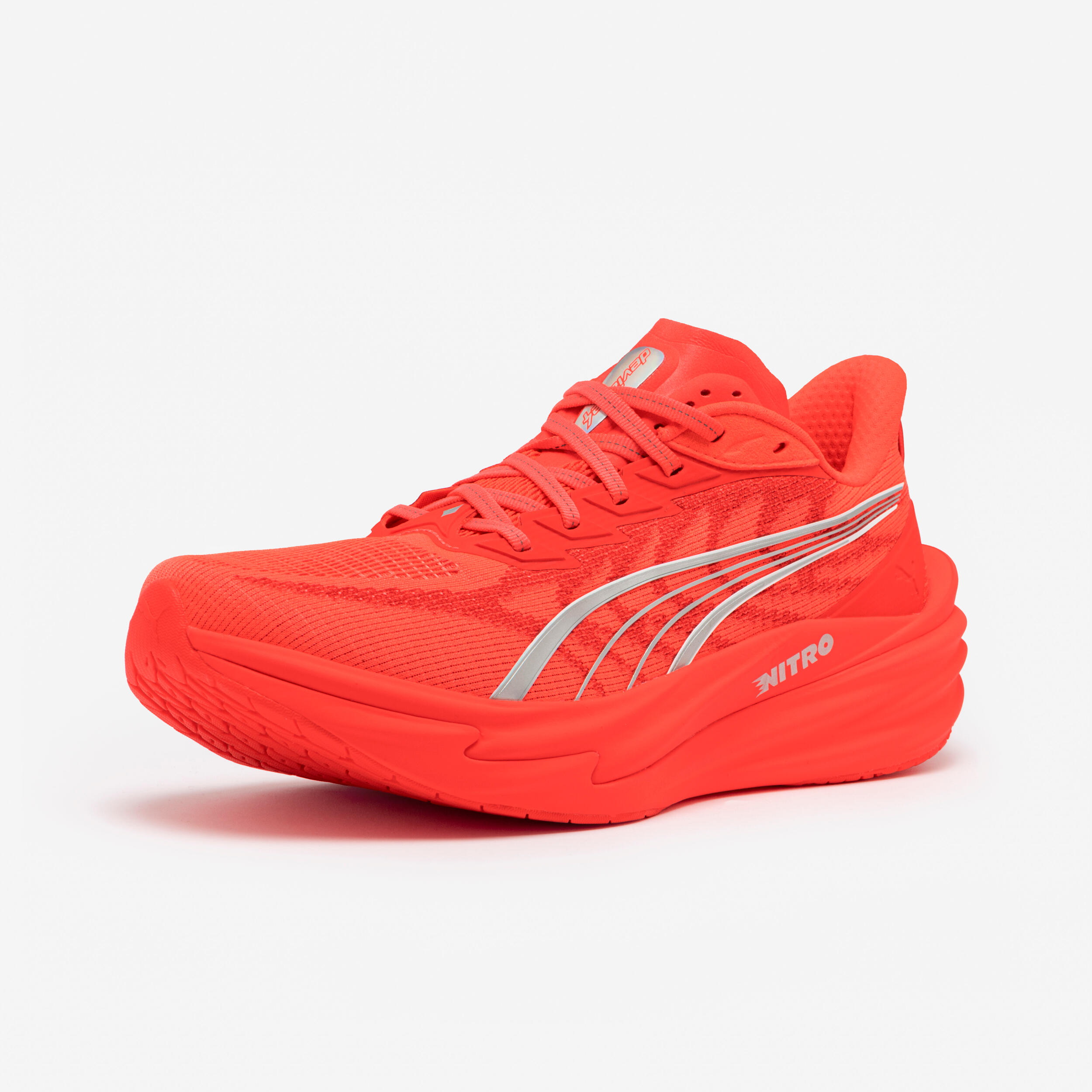 Chaussures de Running Hyrox Homme, Puma Deviate Nitro 4 Rouge 4/7