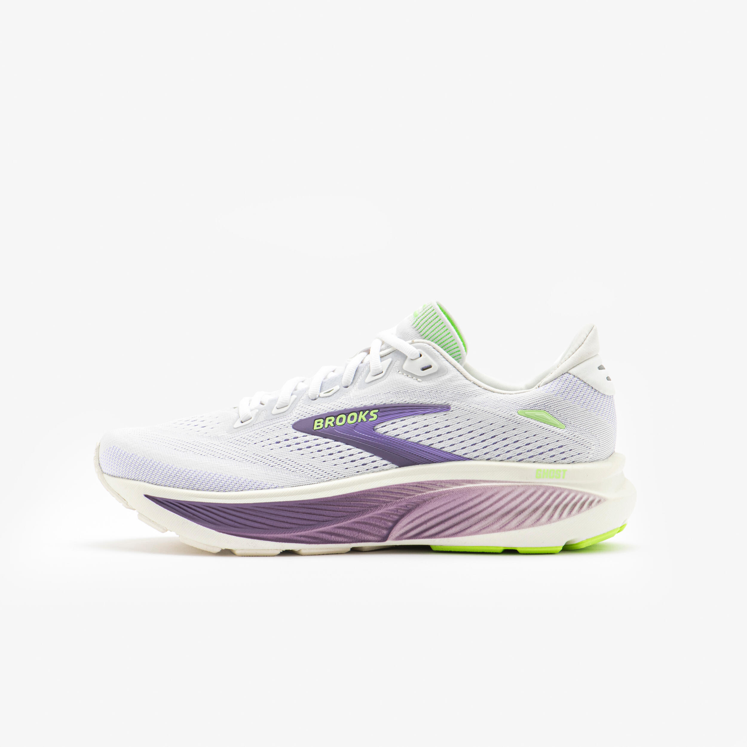 Chaussure de running femme Brooks Ghost 18 blanc violet
