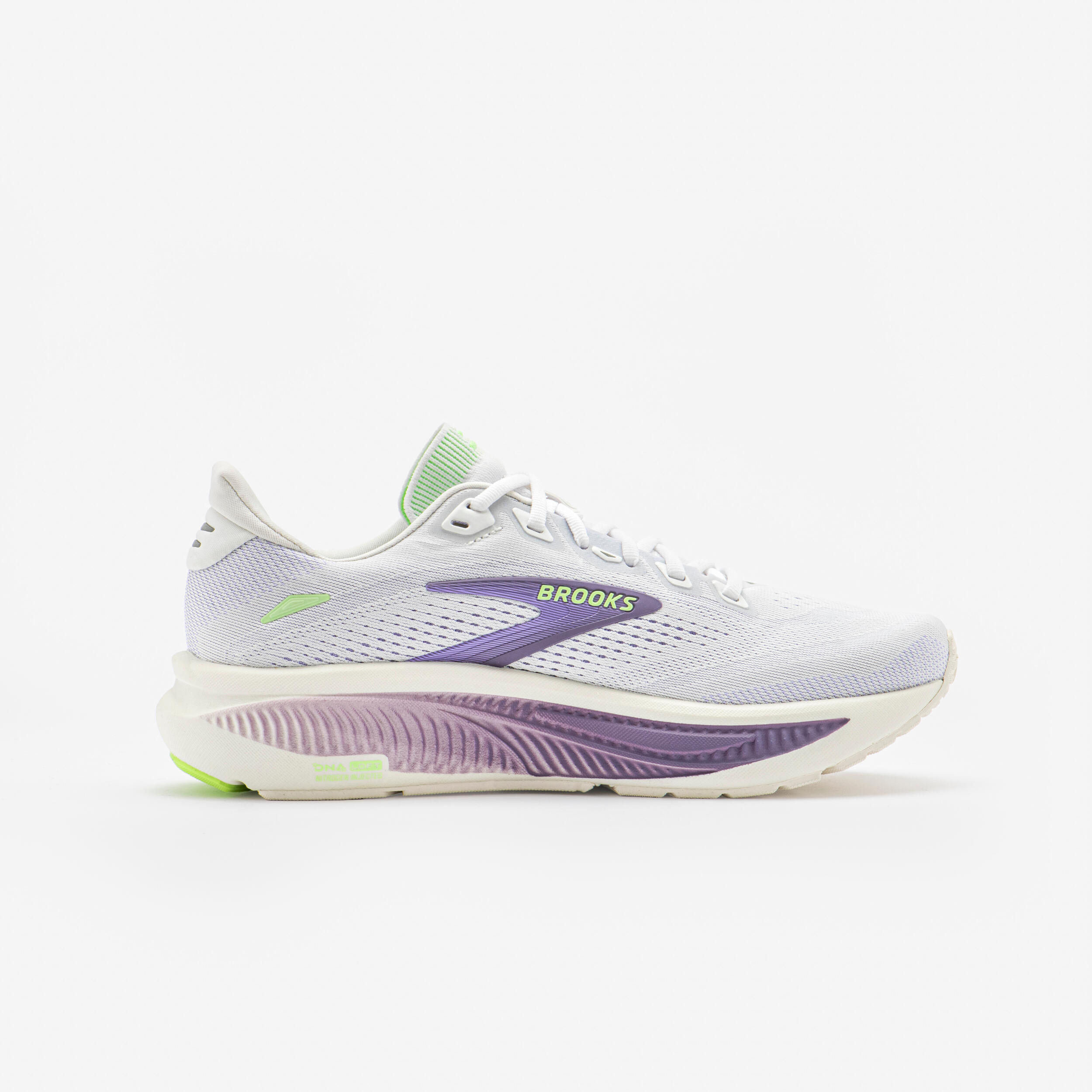 Women's running shoe Brooks Ghost 18 white purple 2/7