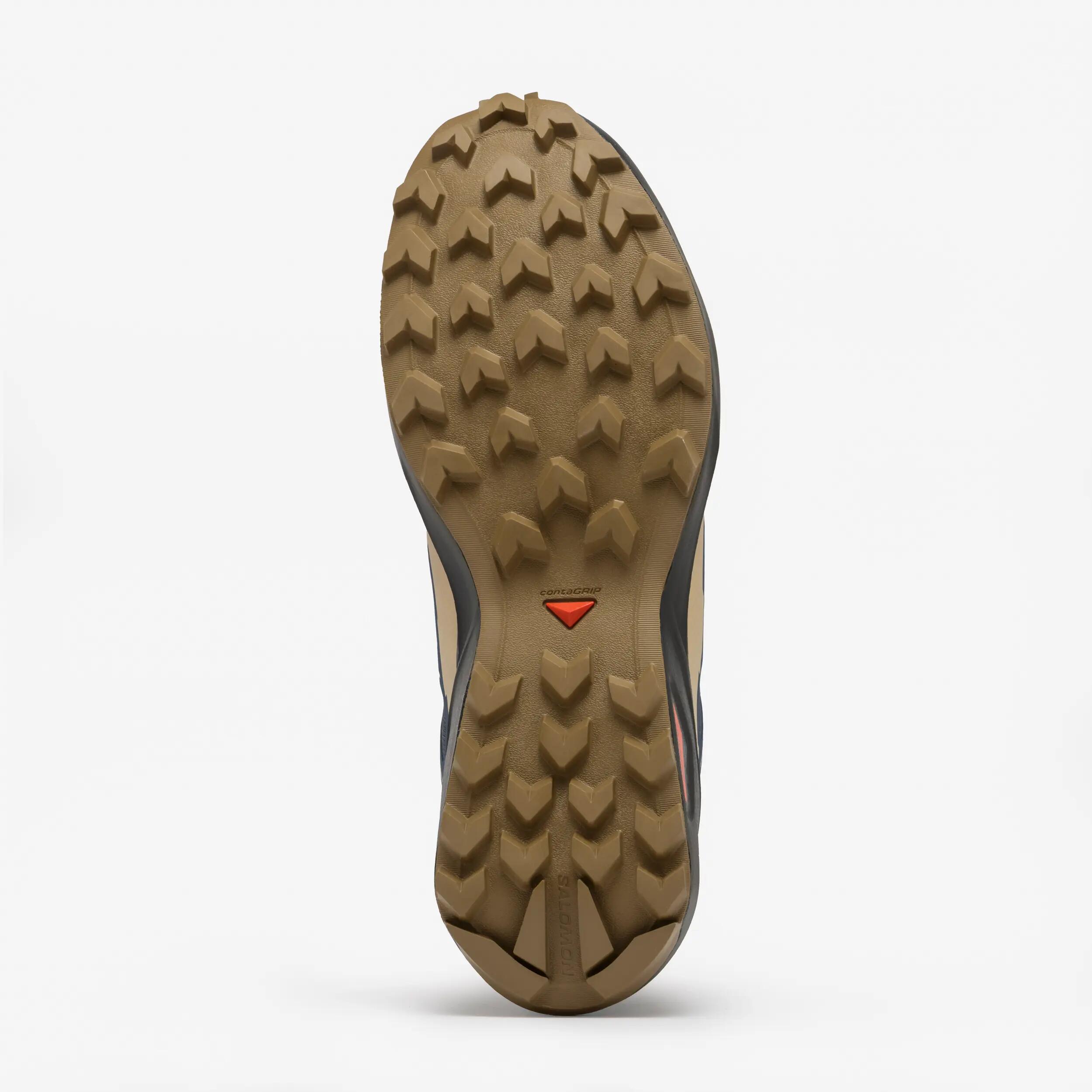 SALOMON Speedcross Peak GTX pánska obuv na trailová beh sivo-modro-žltá 3/7