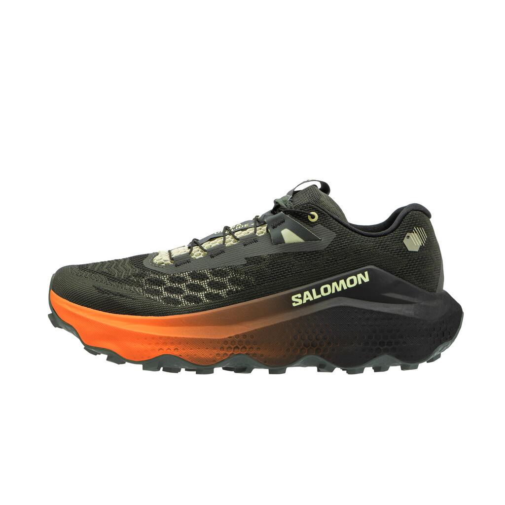 Men's trail running shoe, Salomon Ultra Glide 4 black grey orange