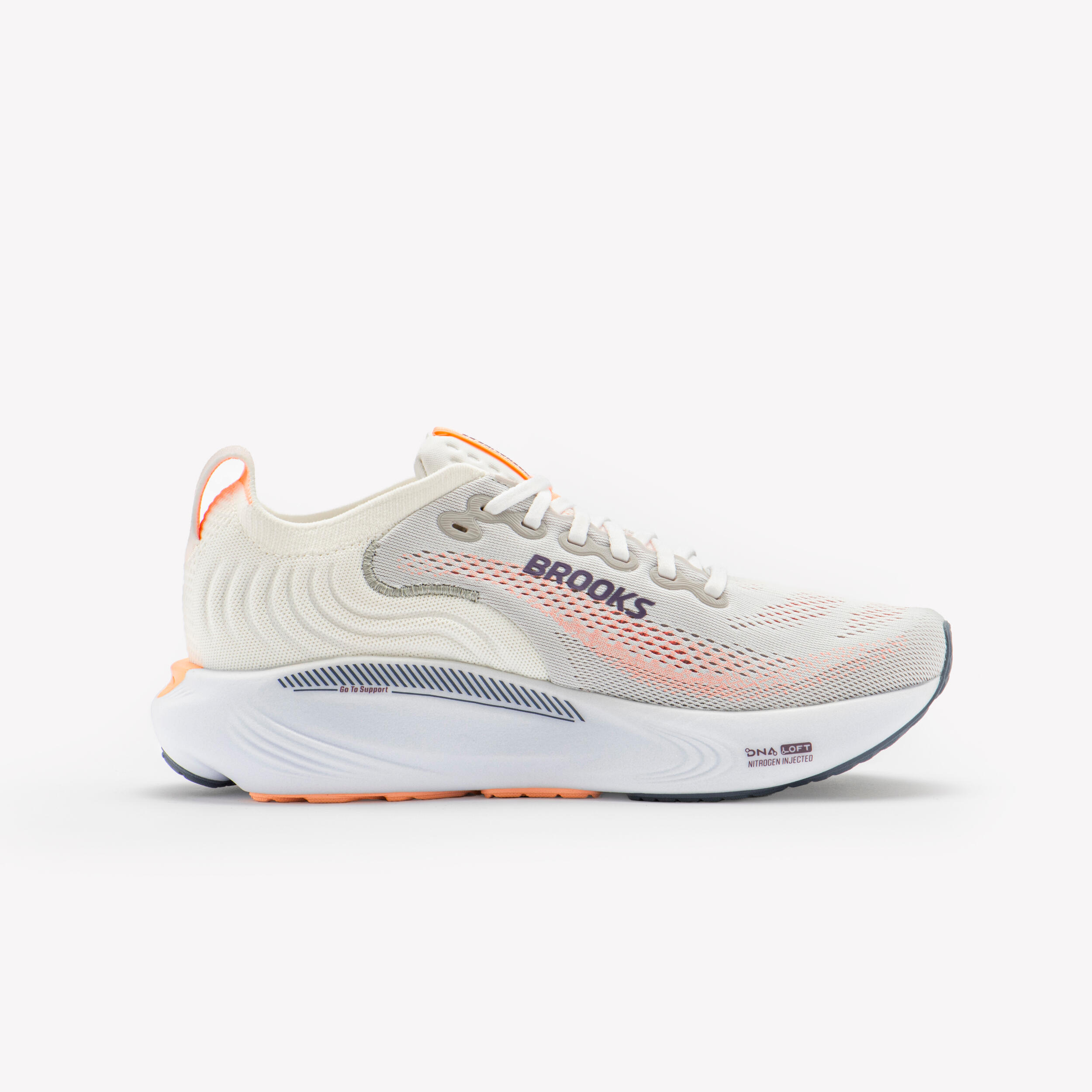 Zapatillas de running mujer, Brooks Adrénaline 25 gris y rosa OI26 2/7