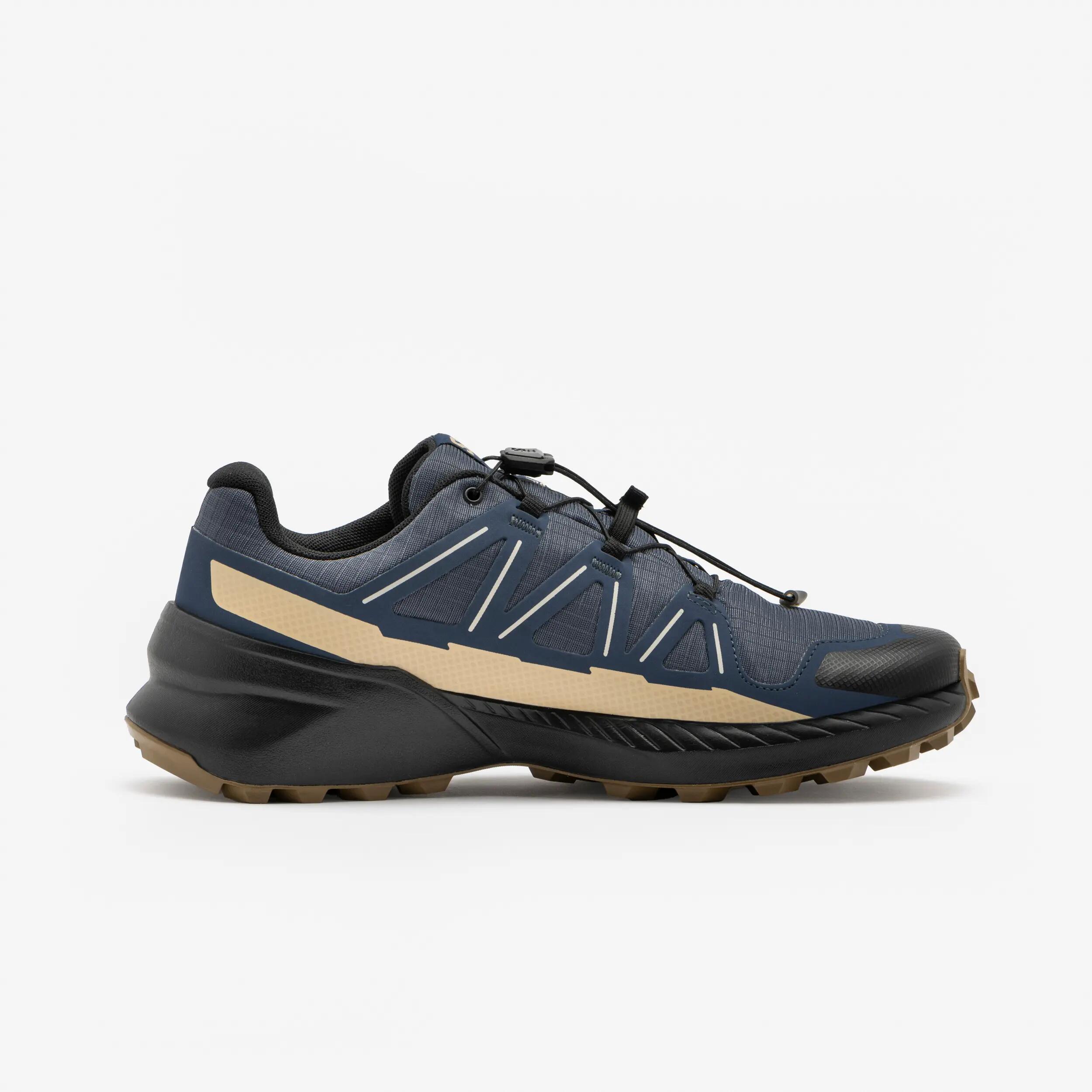 SALOMON Speedcross Peak GTX pánska obuv na trailová beh sivo-modro-žltá 2/7