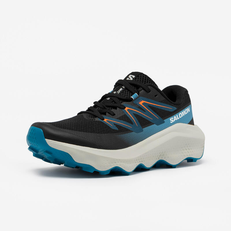 Încălțăminte de alergare traseu montan, Salomon Ultra Flow 2  negru-gri-albastru