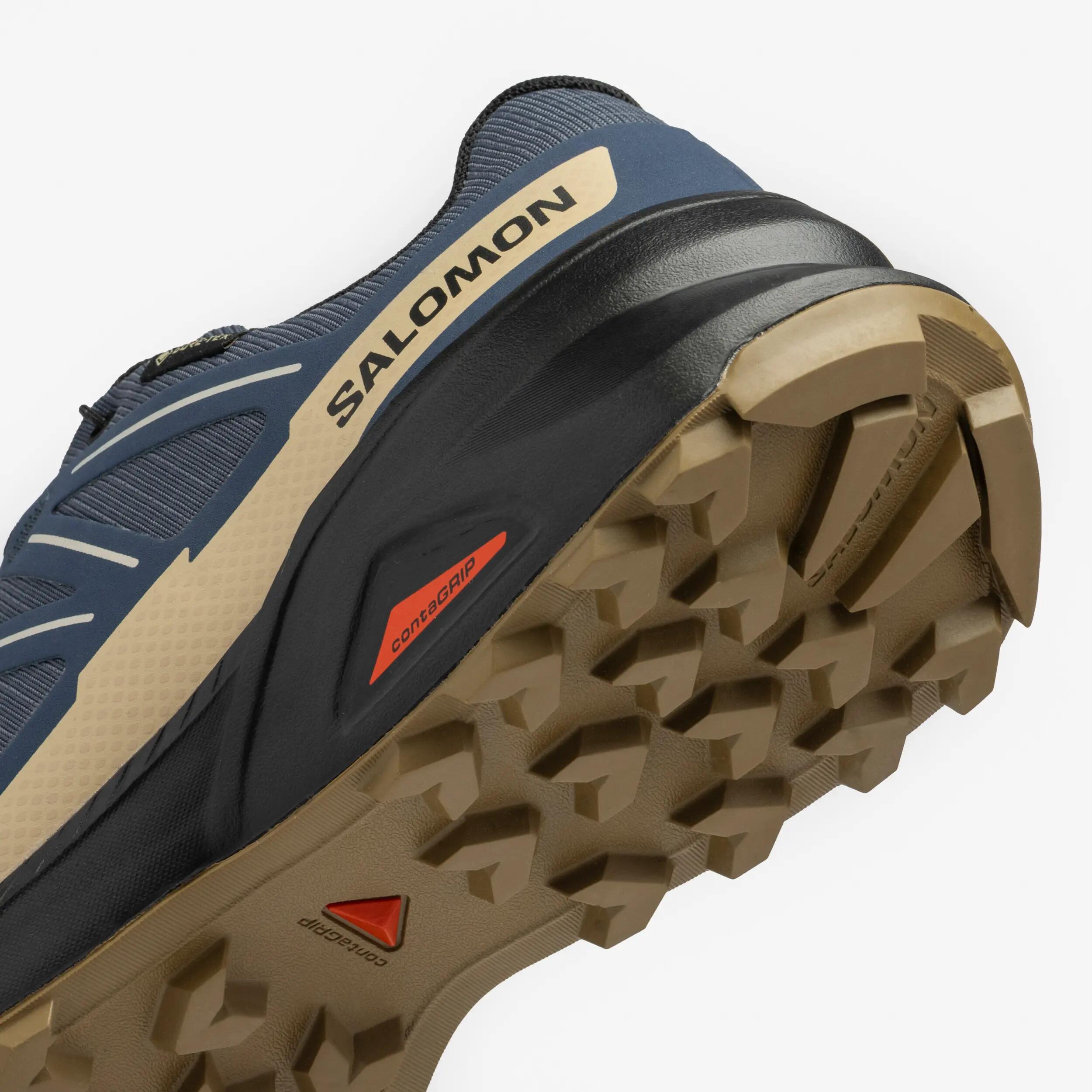 SALOMON Speedcross Peak GTX pánska obuv na trailová beh sivo-modro-žltá 7/7