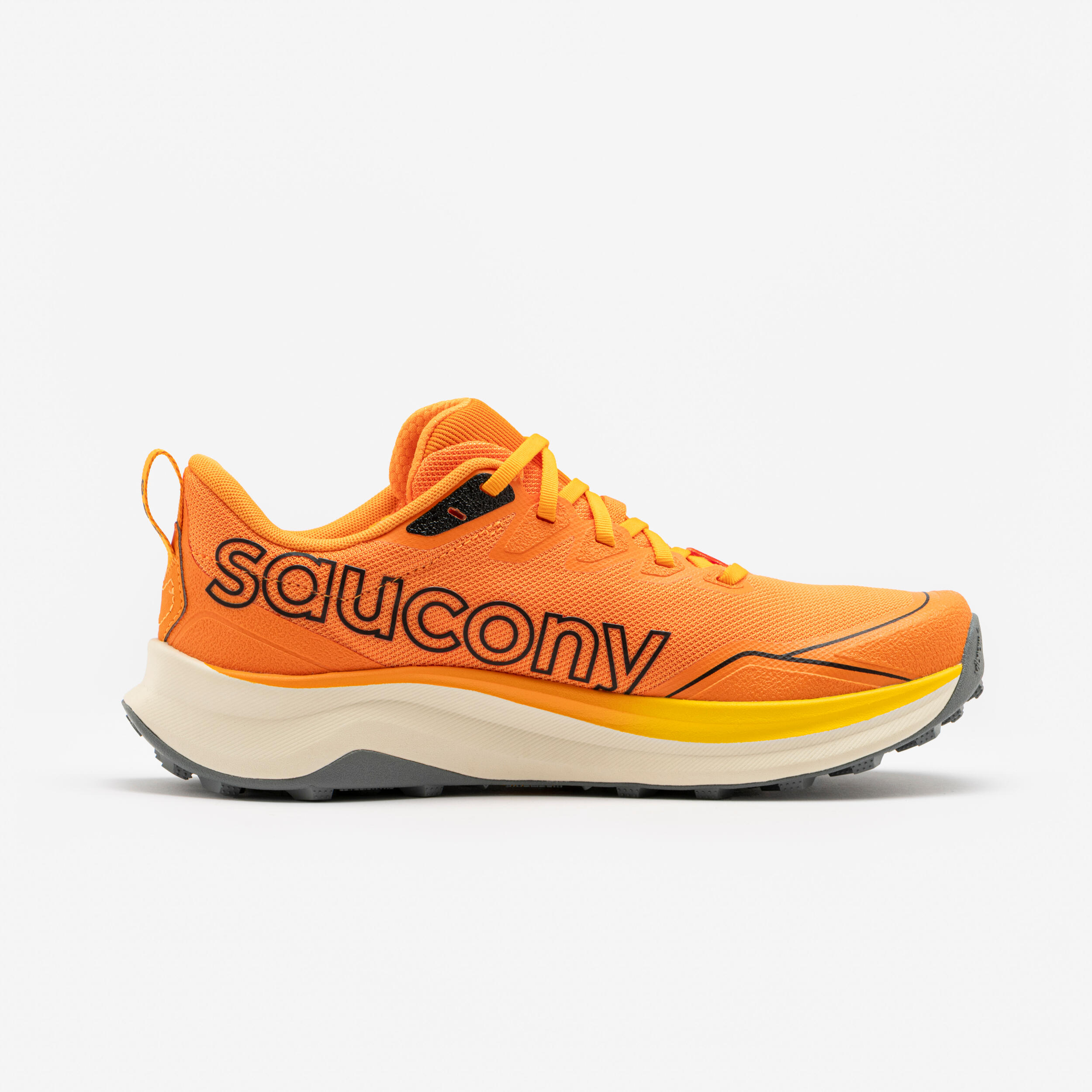 Zapatillas de Trail Running Hombre, Saucony Peregrine 16 Naranja  3/8
