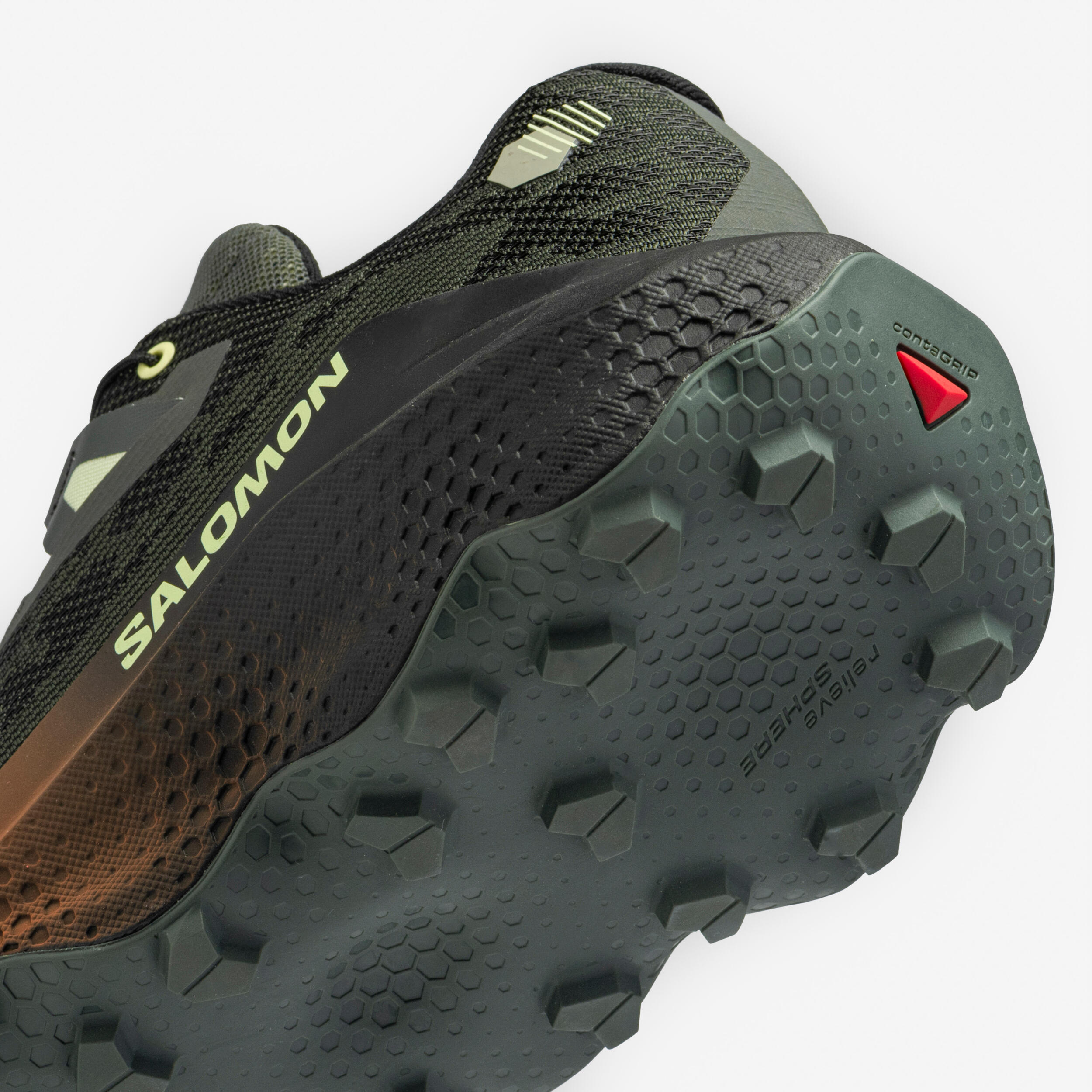 Scarpe trail uomo Salomon ULTRA GLIDE 4 nero-grigio-arancione 8/8