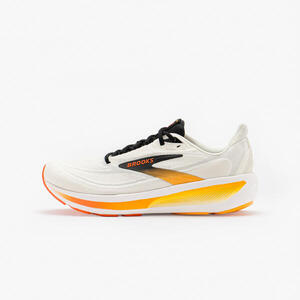 Zapatillas de running hombre, Brooks Revel 9 blanco y naranja