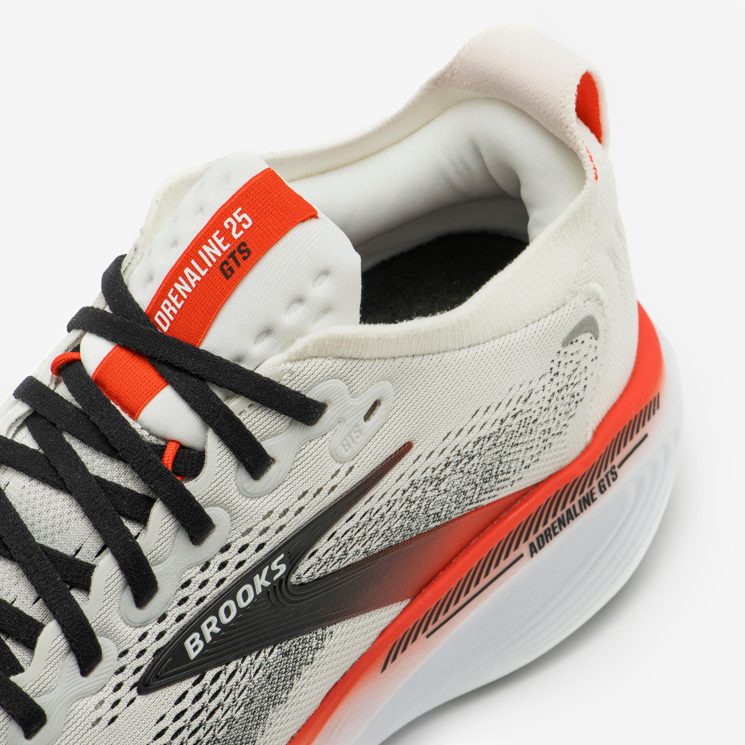 Chaussure de running homme, Brooks Adrénaline gris rouge 6/7