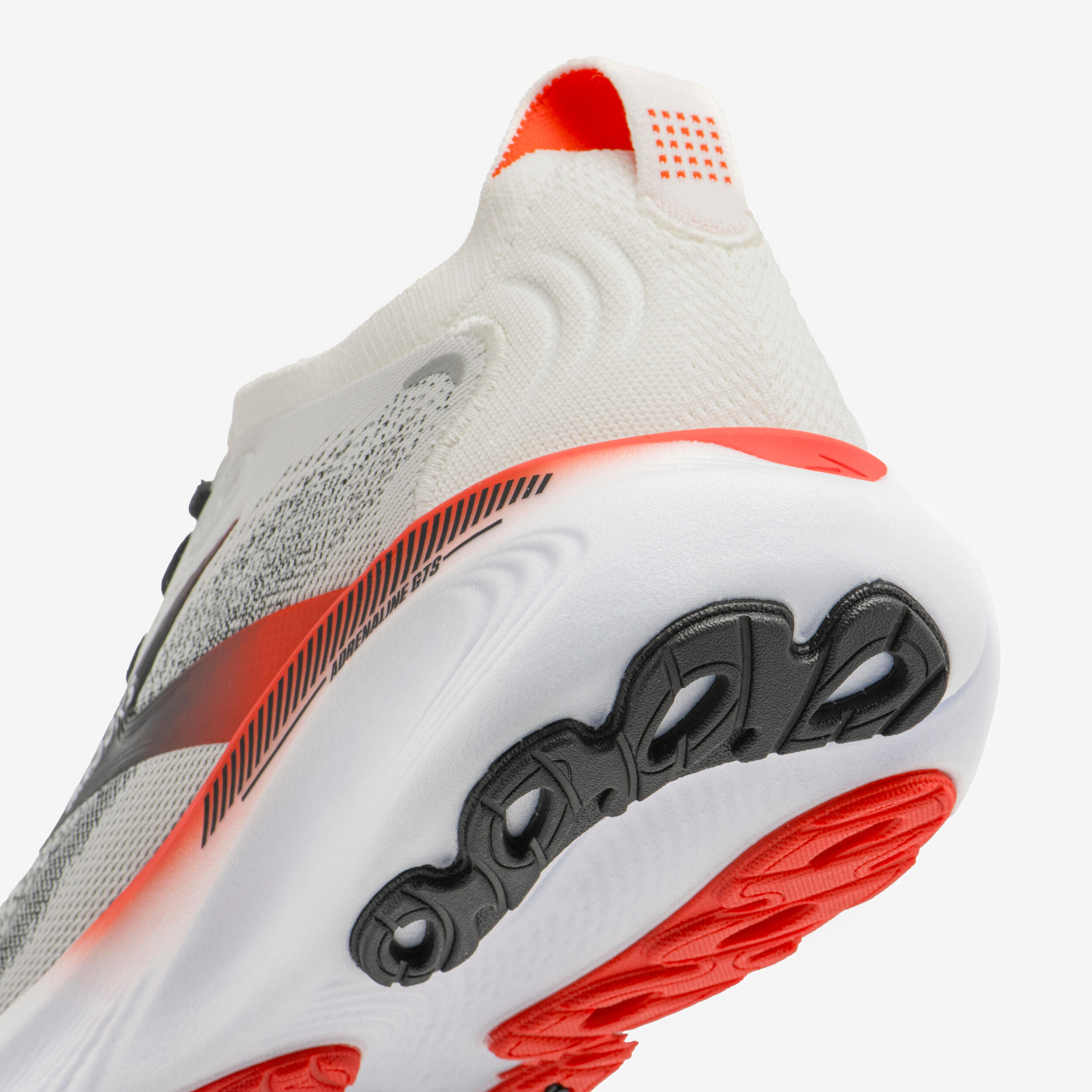 Chaussure de running homme, Brooks Adrénaline gris rouge 7/7