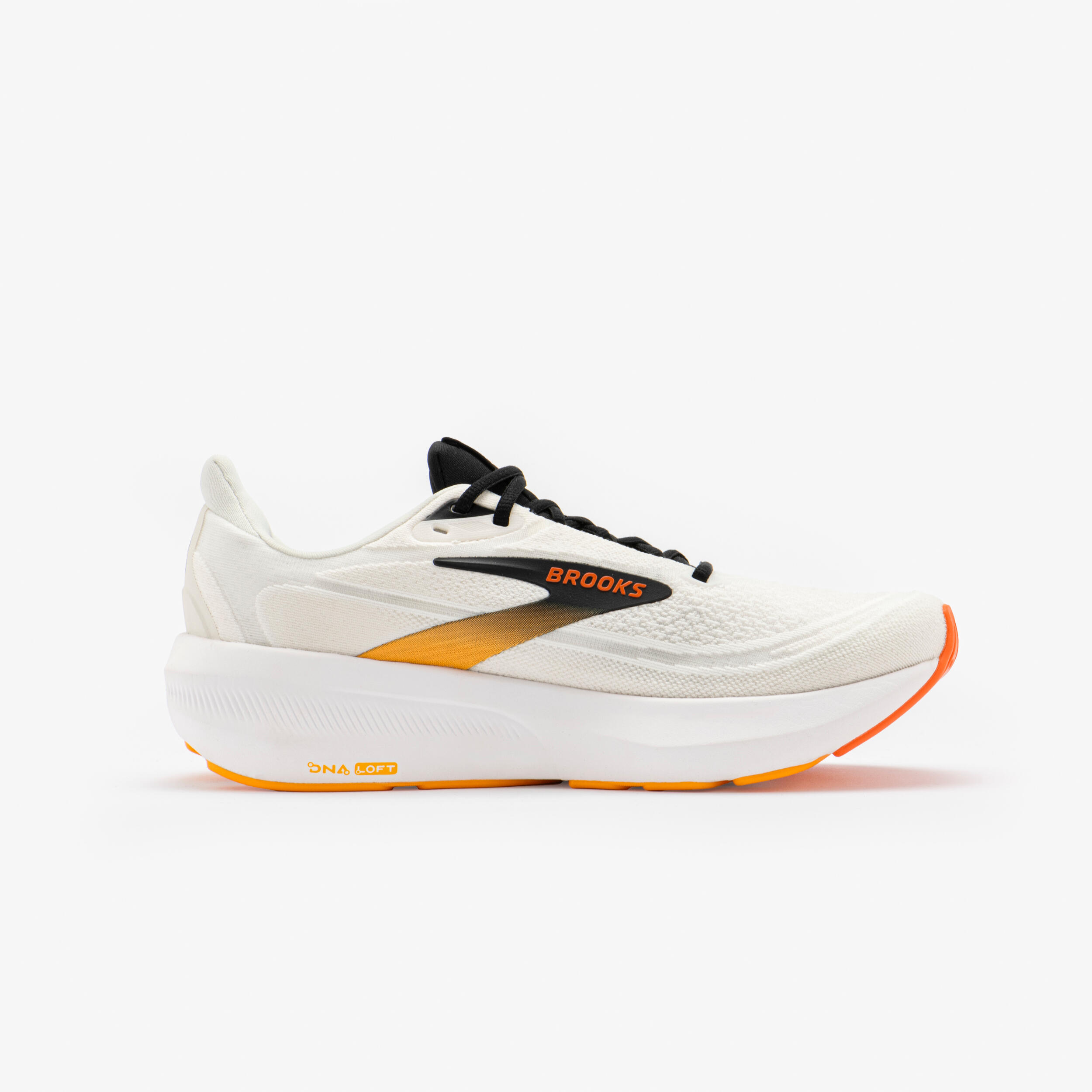 Chaussure de running homme, Brooks Revel 9 blanche et orange 2/7