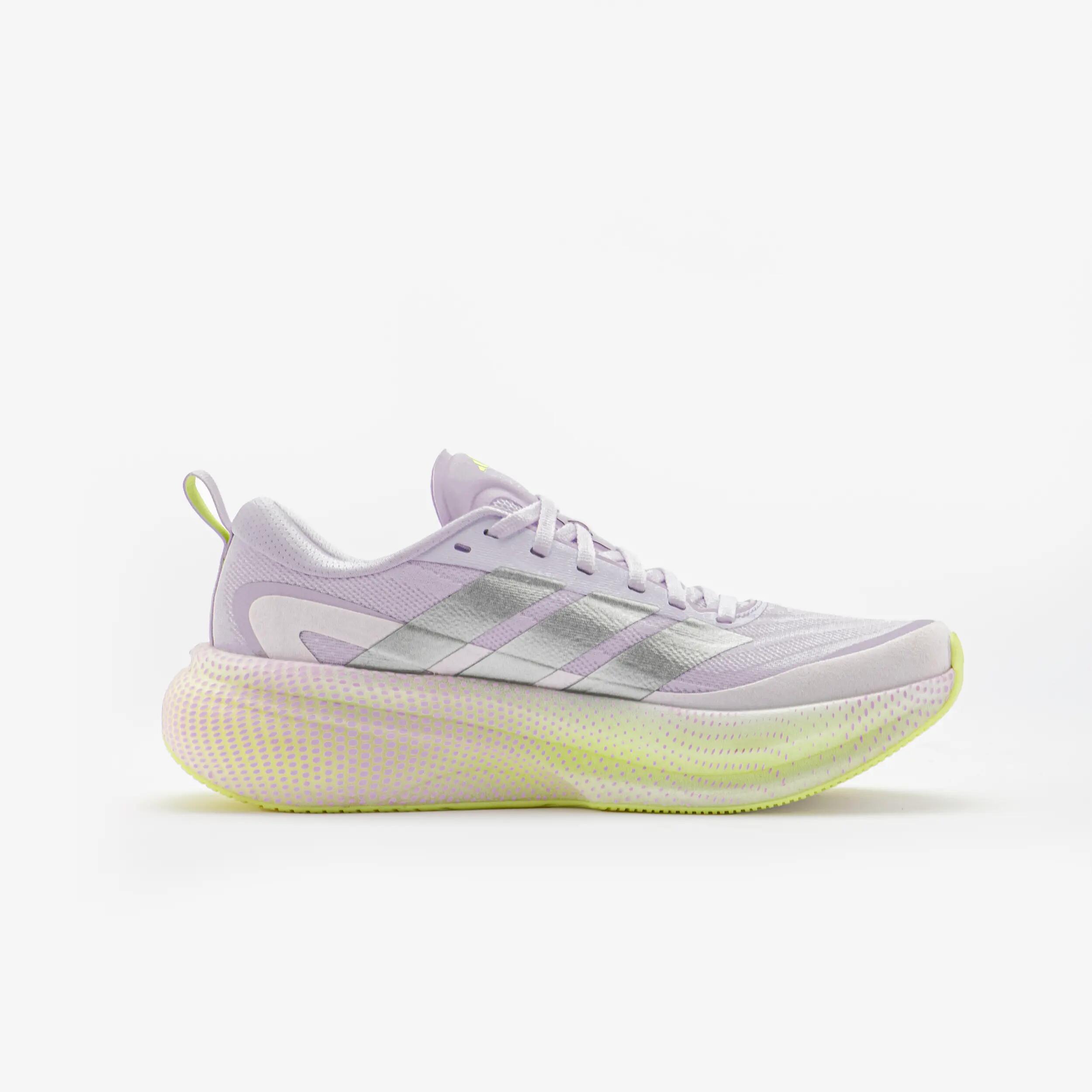 Scarpe running donna ADIDAS SUPERNOVA GLIDE lilla-verde 2/7