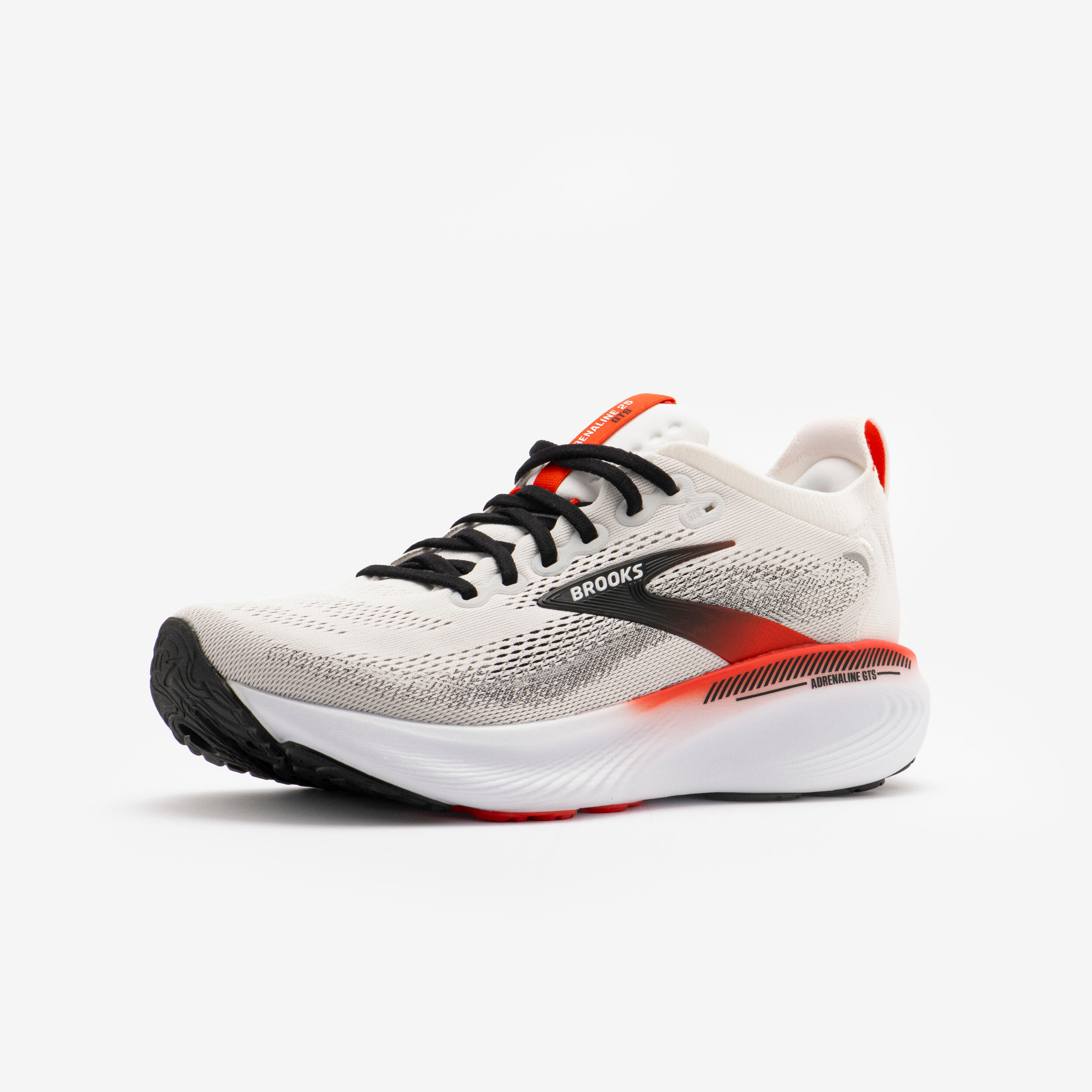 Chaussure de running homme, Brooks Adrénaline gris rouge 4/7