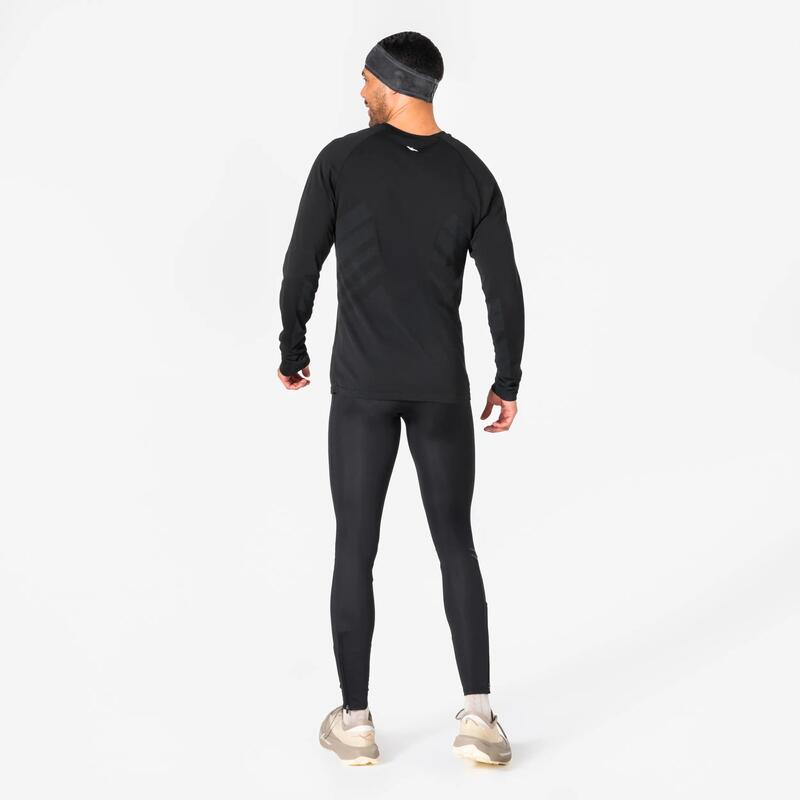 Yetişkin Koşu Bandanası - Siyah - Kiprun Warm+ V2
