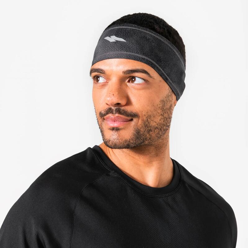 Yetişkin Koşu Bandanası - Siyah - Kiprun Warm+ V2