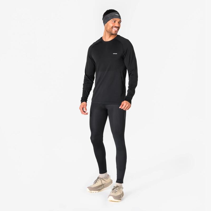 Yetişkin Koşu Bandanası - Siyah - Kiprun Warm+ V2