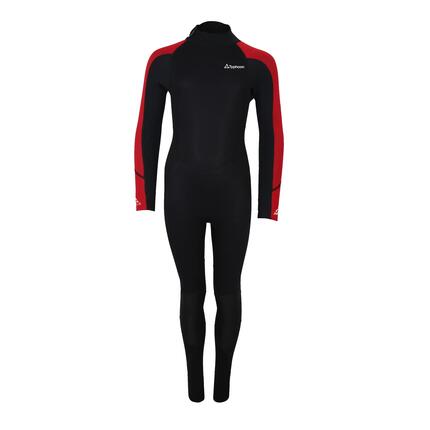 Wetsuit voor zeilen kinderen neopreen 3/2 mm Centre3 zwart rood