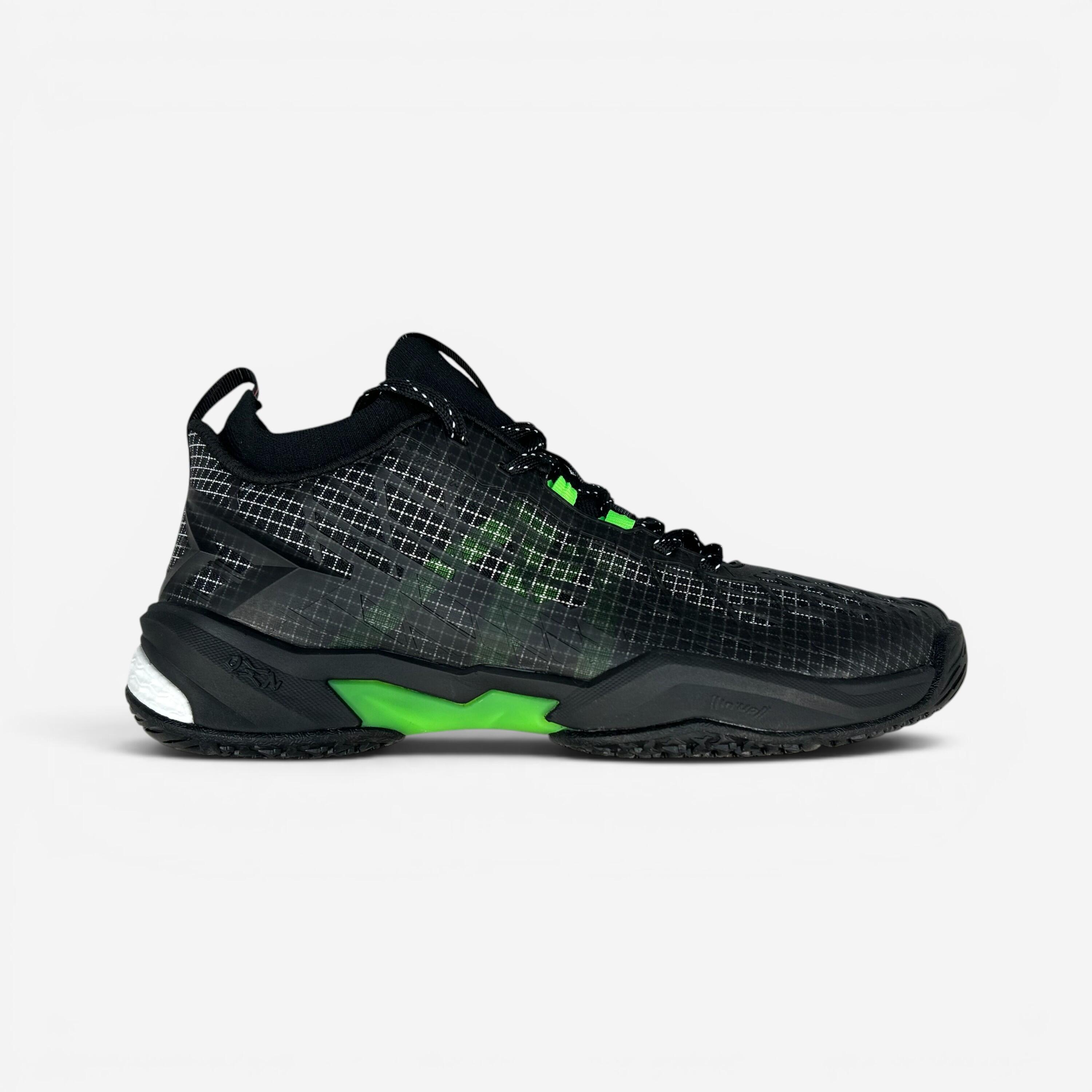 Chaussures de Badminton pour Homme BS Perform 990 Pro - Noir/Fluo 9/19