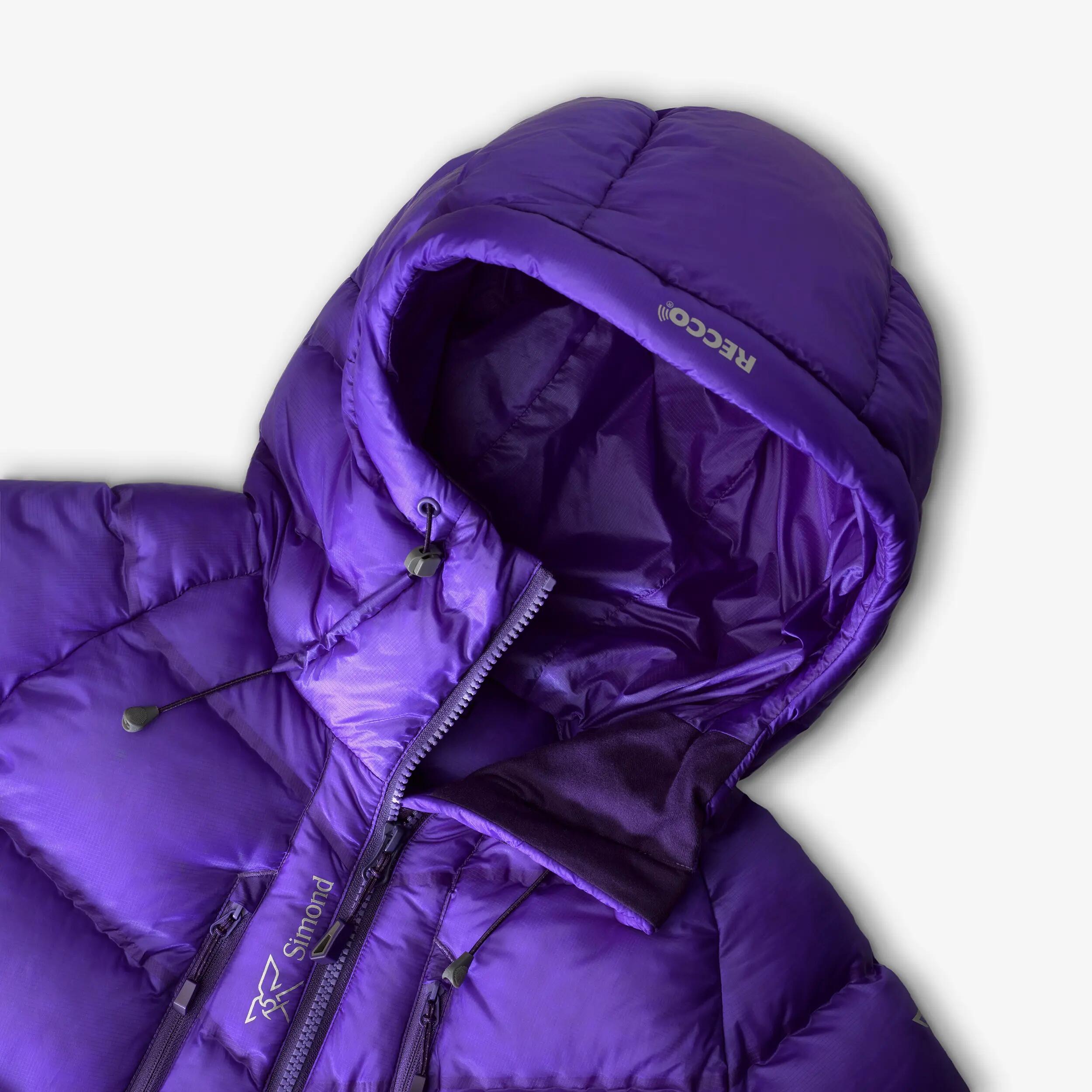 Piumino alpinismo donna MAKALU viola | -24°C 10/13