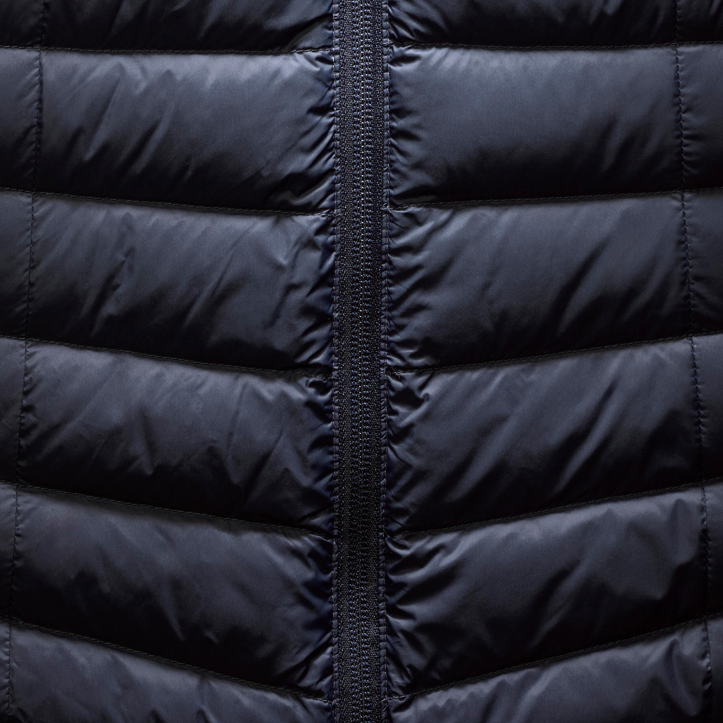 Manteau de longue randonnée léger en duvet femme, Xplore 9/10