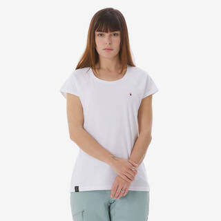 Women’s comfortable climbing t-shirt, Vertika white