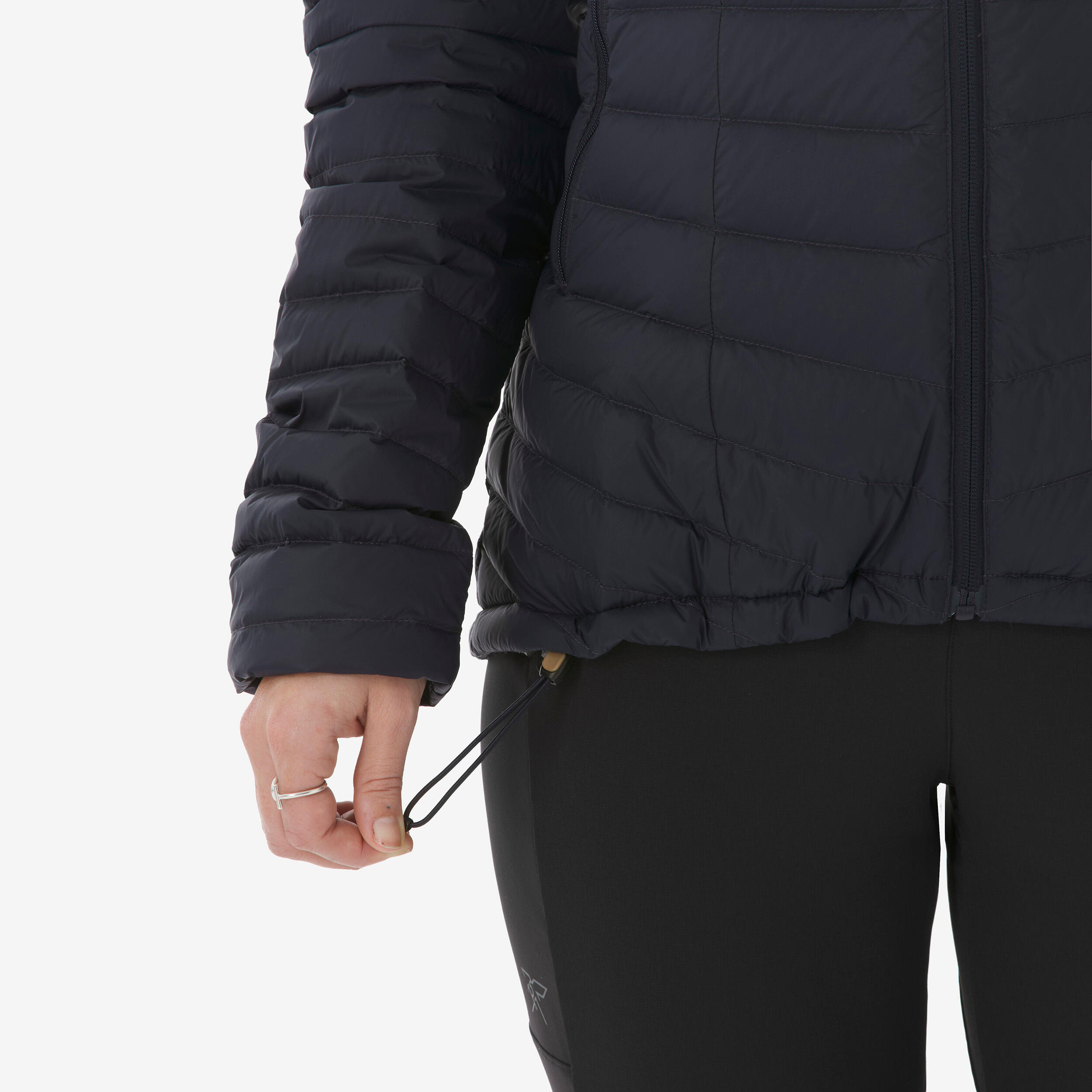 Manteau de longue randonnée léger en duvet femme, Xplore 6/10