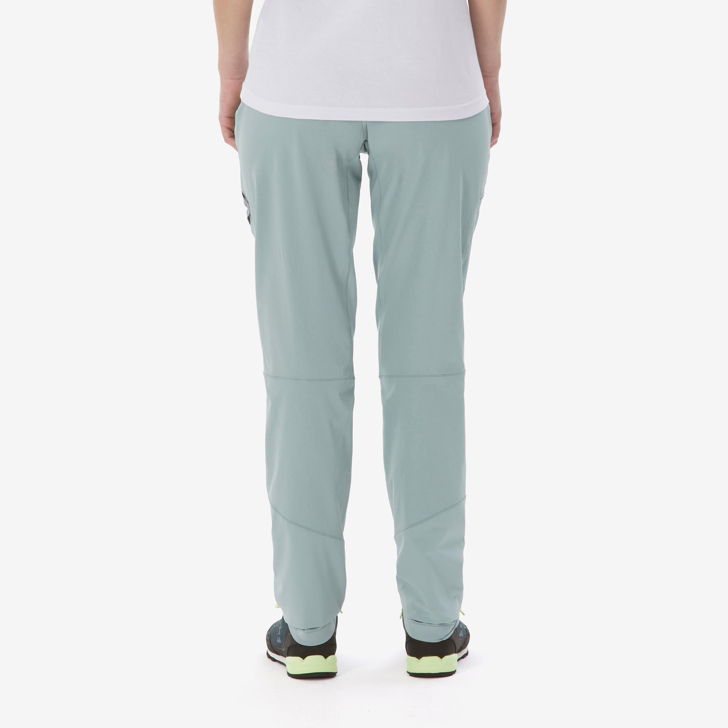 Weiche Kletterhose Damen, Vertika blau 4/8